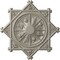 Ekena Millwork Antilles Ceiling Medallion (Fits Canopies up to 6"), Hand-Painted Pearl White, 38 1/4"OD x 1 1/2"P CM38ANPWS - alternate 1